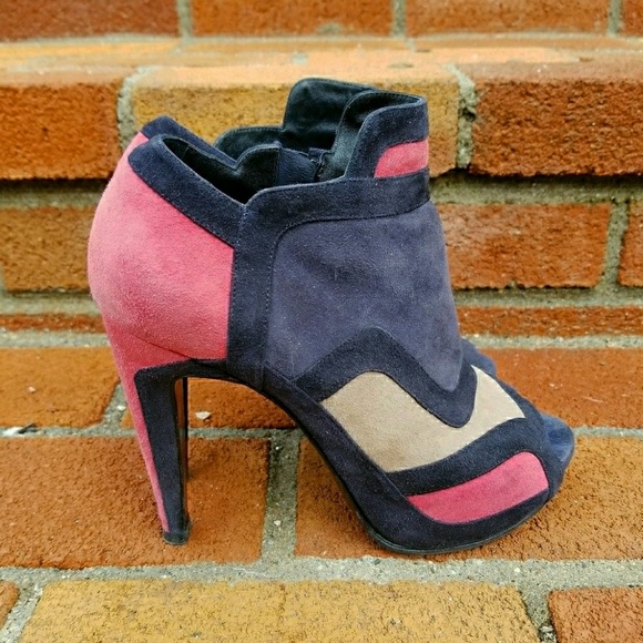 Pierre Hardy Shoes - Pierre Hardy Peep Toe Platform Booties